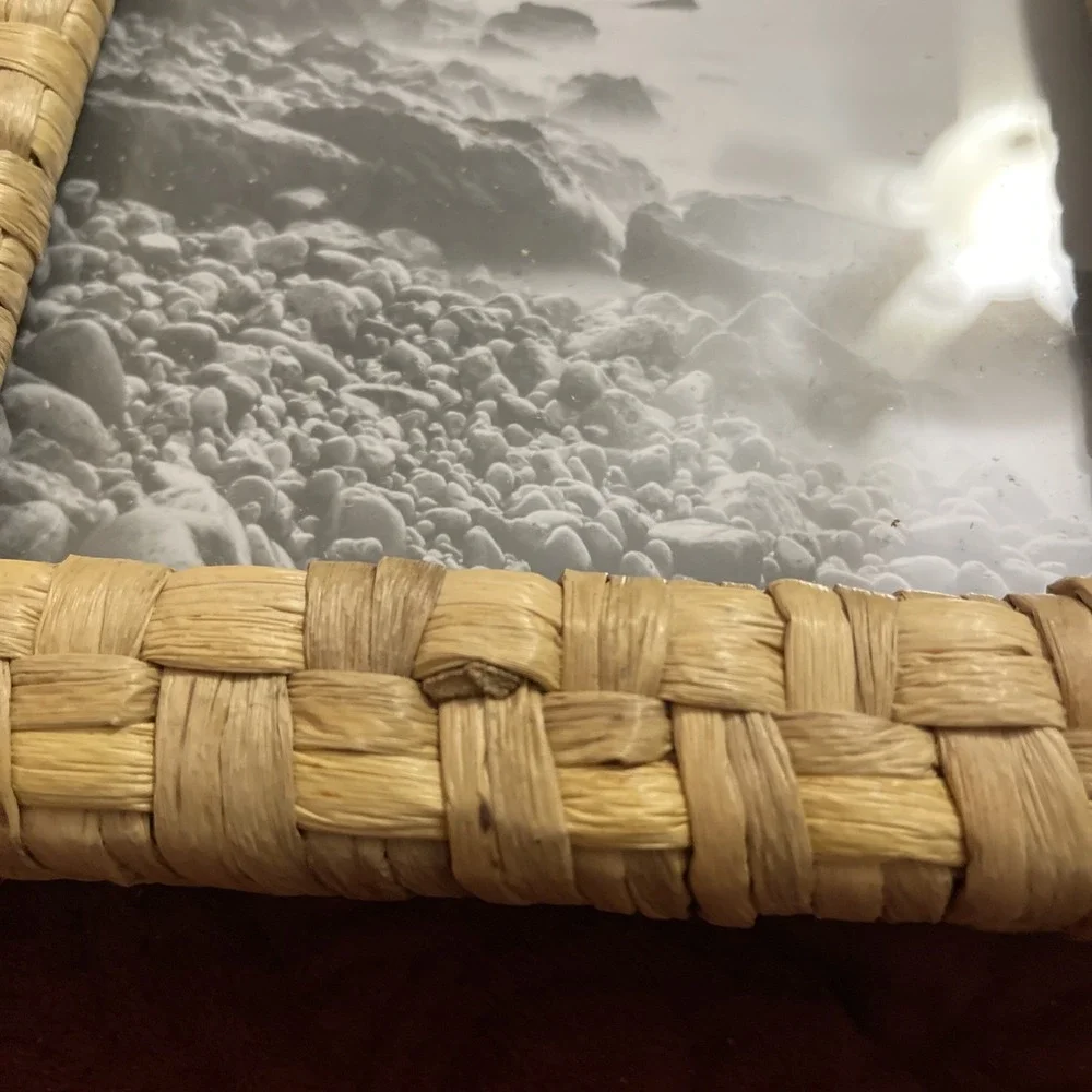 Lot Of 2 Threshold 5x7 Woven Picture Frame Natural Home Décor New Rustic Beach